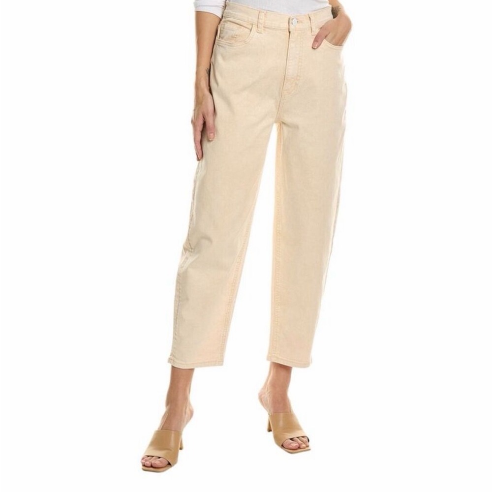 Current/Elliott EUC The Jaunt Balloon Barrel Leg Jean in Vanilla Size 26